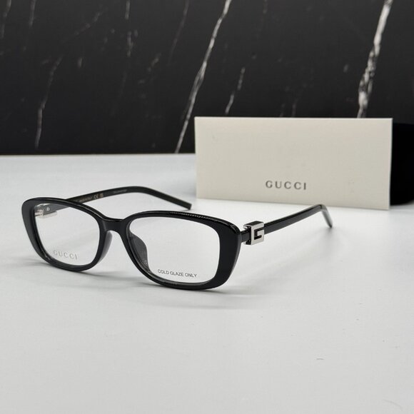 NEW GG1685OK 001 GUCCI BLACK WOMEN GUCCI EYEGLASSES - Picture 1 of 14